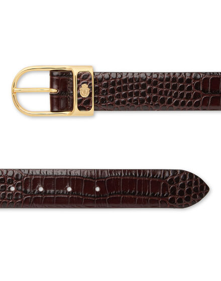 Leather Belt Crocco