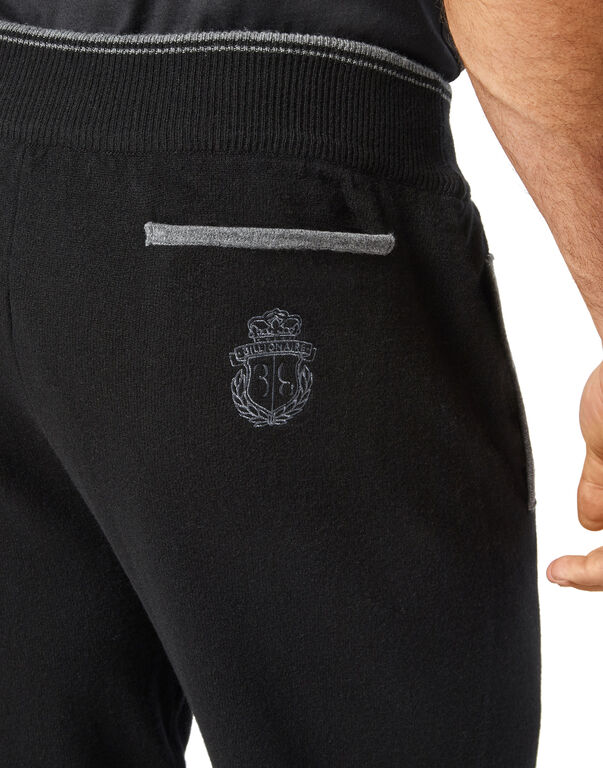Cashmere Jogging Trousers -T Crest