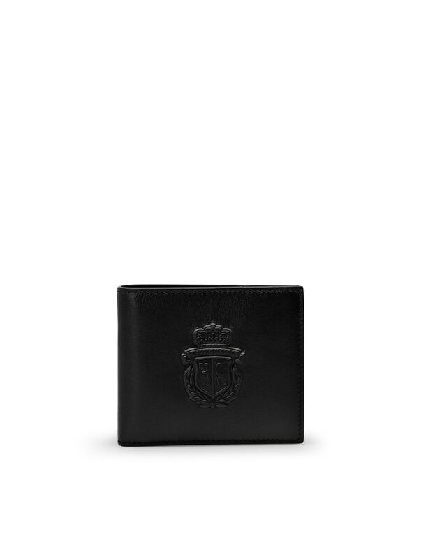 French wallet Embossed Crest
