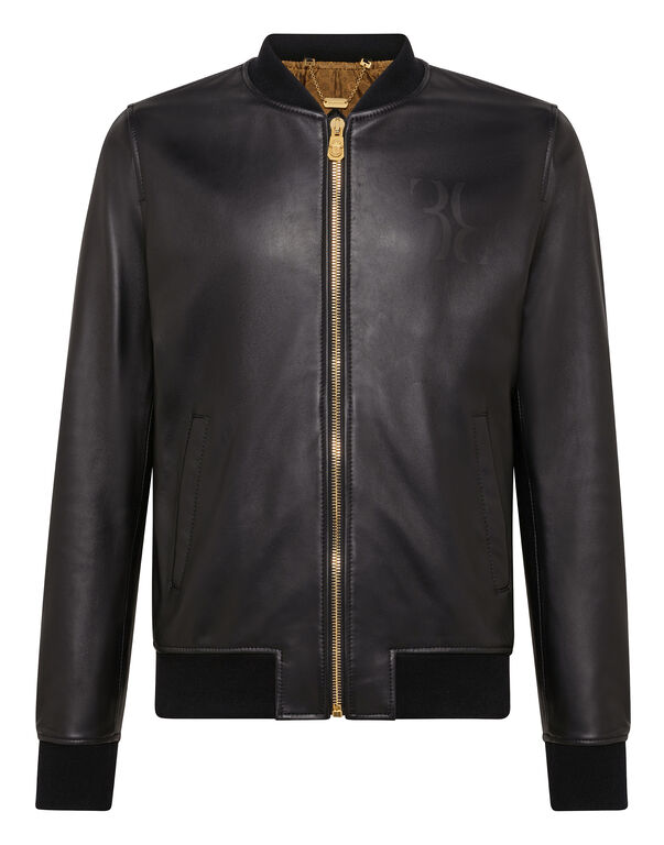 Leather Bomber Members only