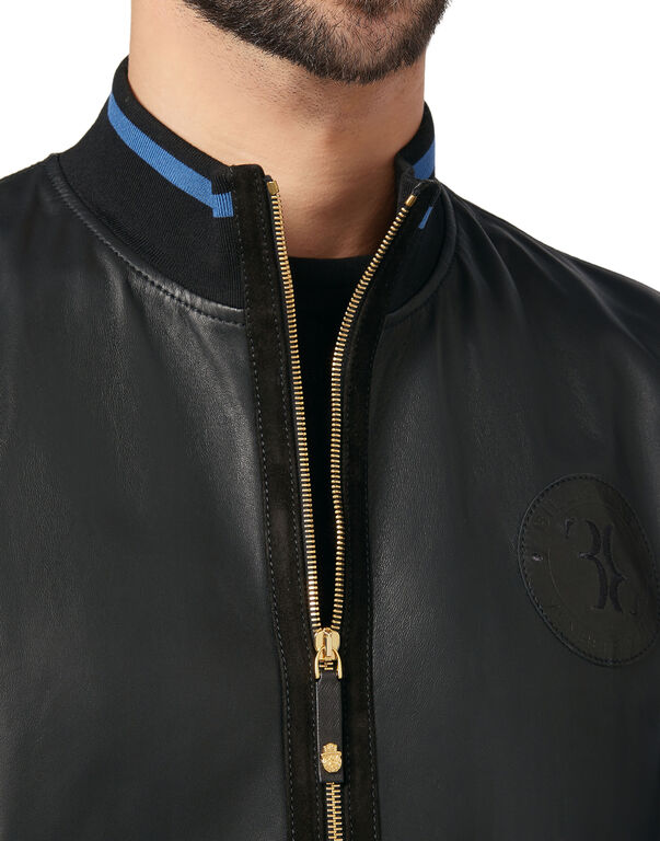 Leather Bomber Members only
