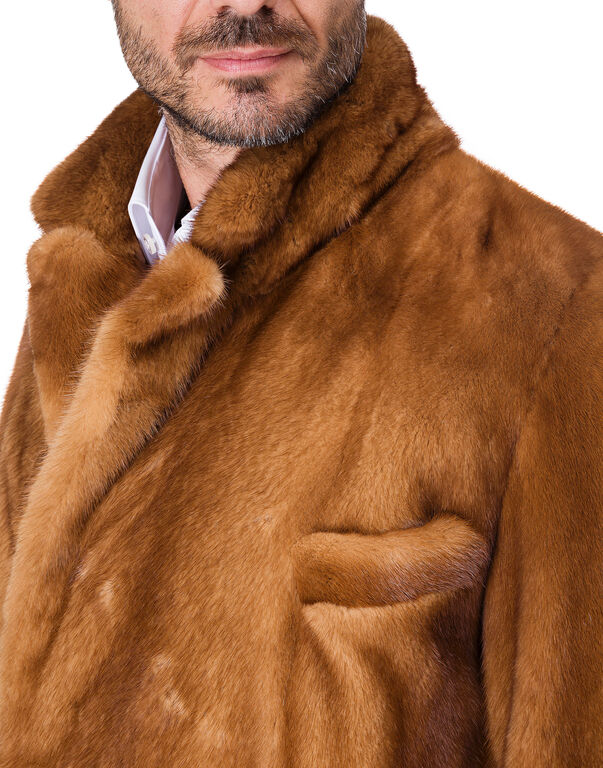 Fur Coat Long Luxury Billionaire, Lion Skin Fur Coats