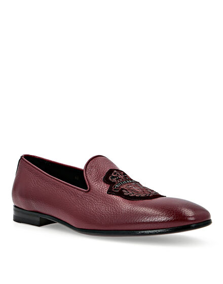 Homme Billionaire Moccasin Luxury Red