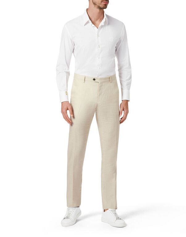 Linen Trousers Tailored Fit