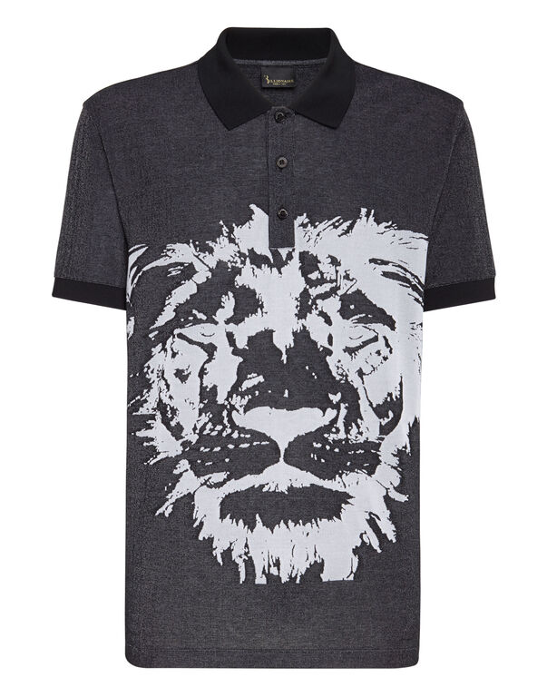 Polo shirt SS Jacquard Lion
