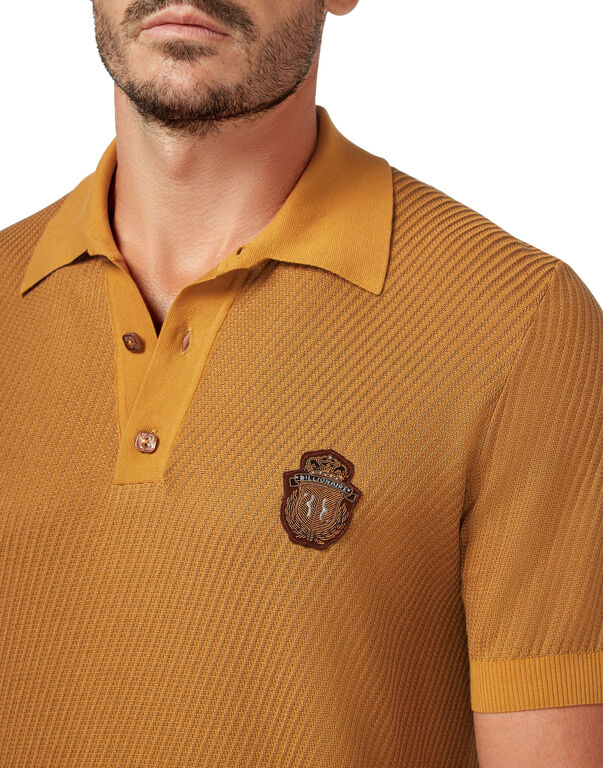 Pullover Polo-Neck SS Crest