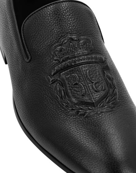 Leather Loafers Crest