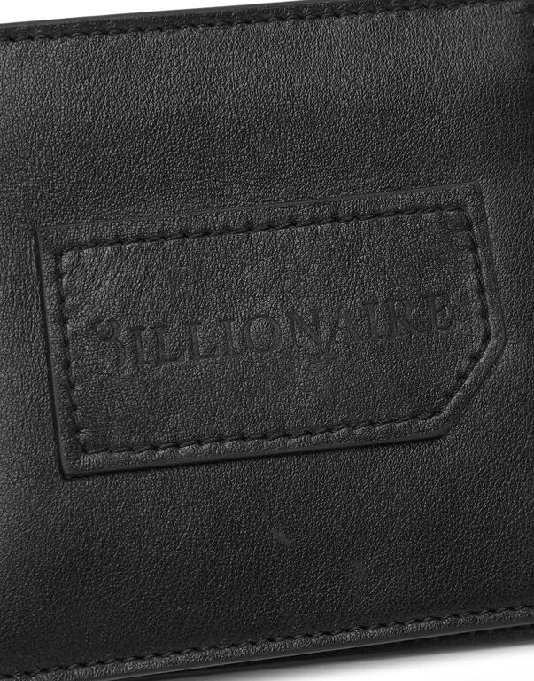 Leather French wallet Istitutional