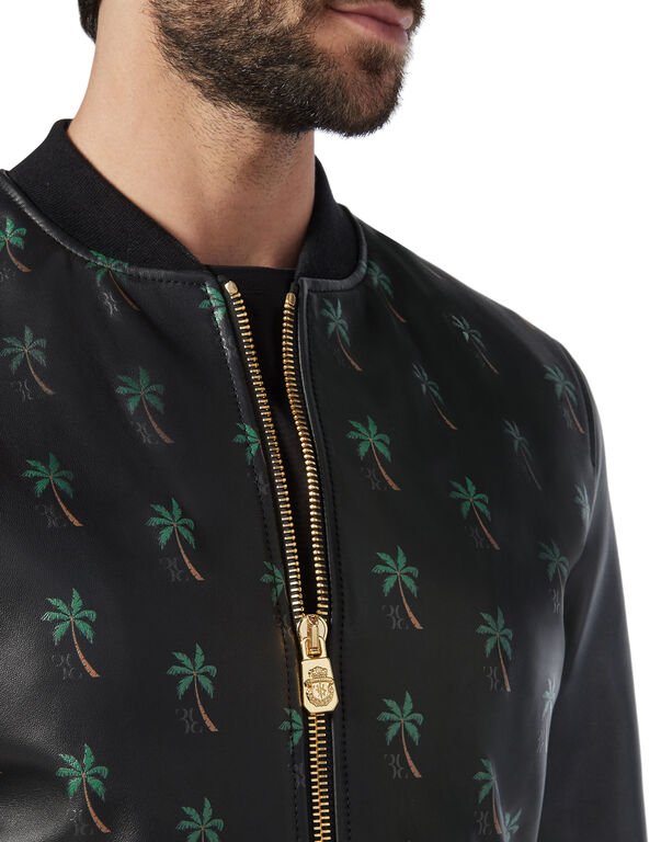Leather Bomber Palms