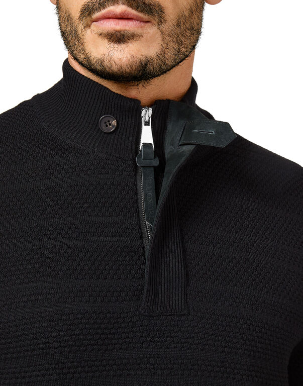 Pullover zip mock Istitutional