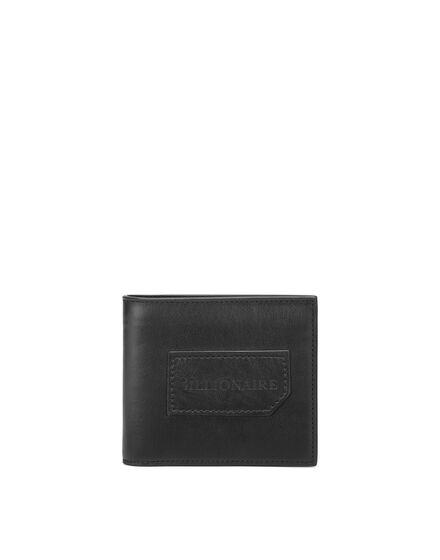 Leather French wallet Istitutional