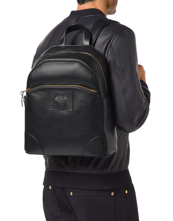Leather Backpack Crest