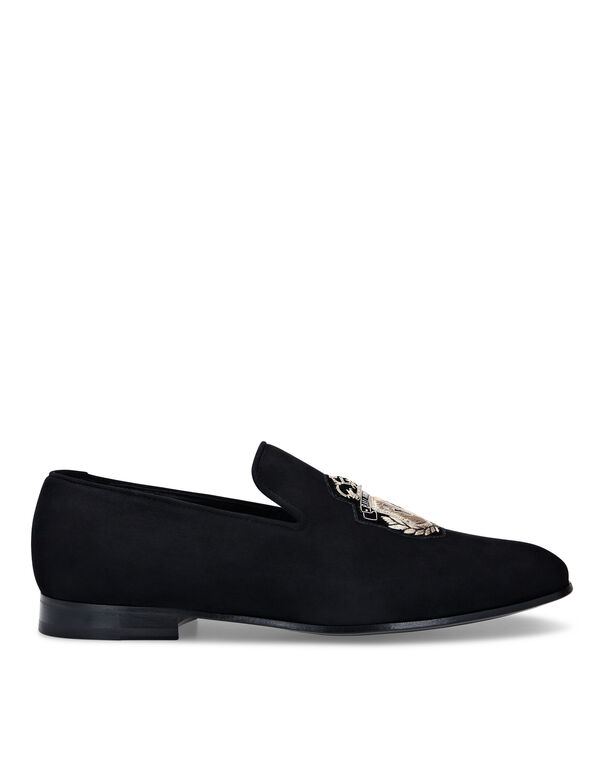 Suede Loafers Crest