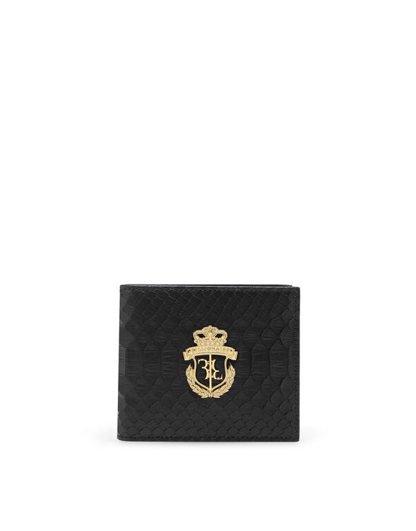 French wallet with Python Luxury