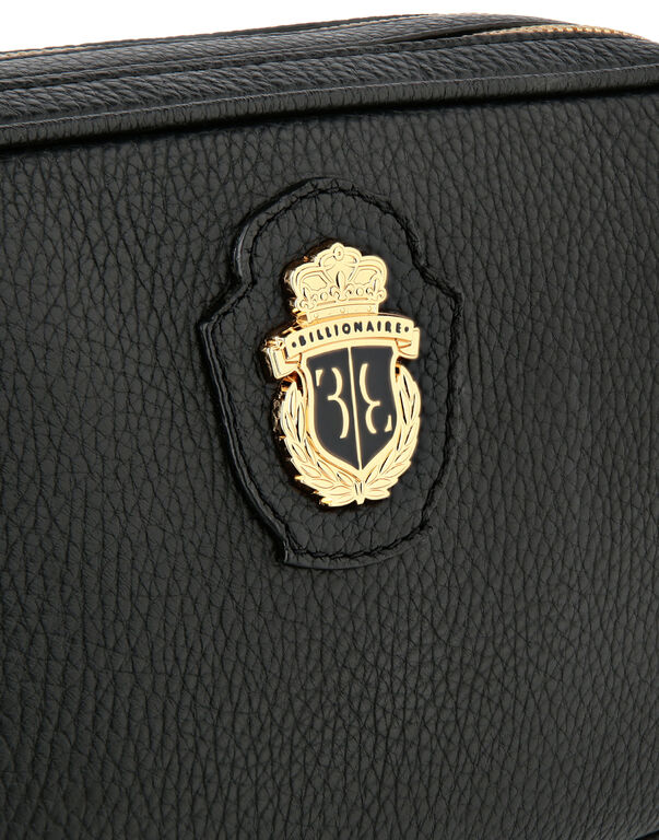 Leather Beauty case Crest