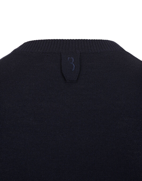 Pullover Round Neck LS All over BB