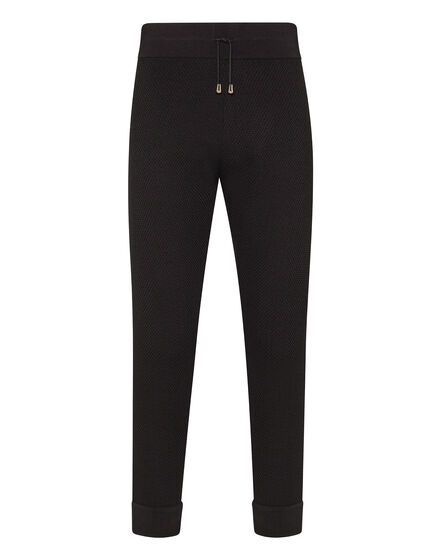 Knit Jogging Trousers Statement