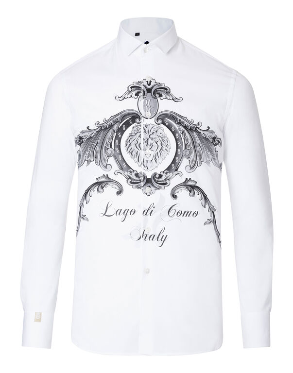 Shirt Crystal cut LS "Como lion"