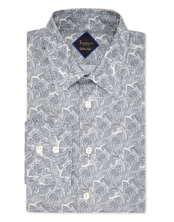 Shirt Silver Cut LS/Milano Paisley