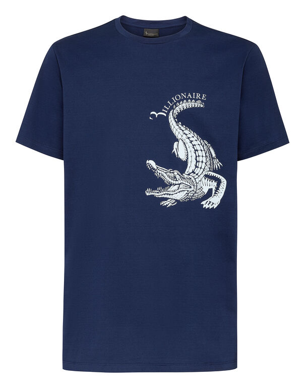 T-shirt Round Neck SS print Crocodile