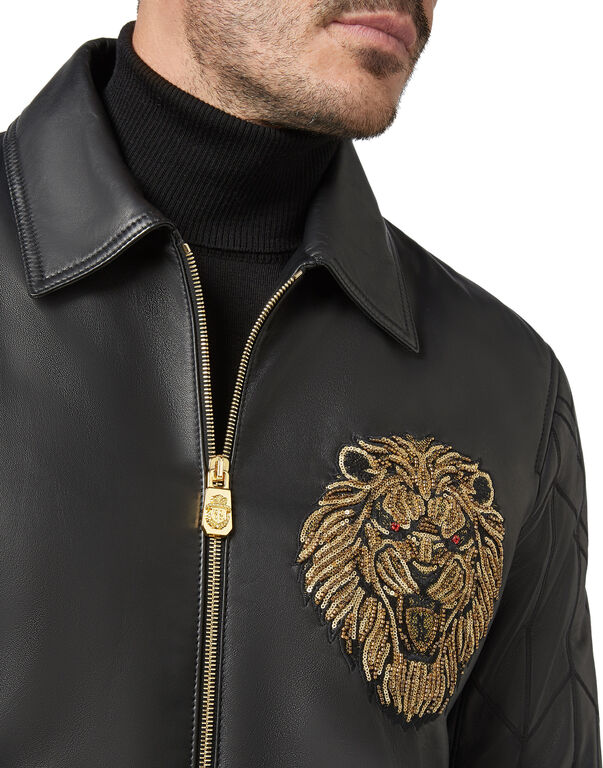 Leather Jacket Lion
