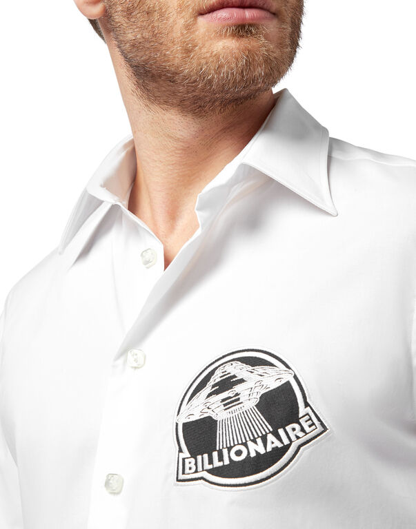 Shirt Silver Cut LS Billionaire in the space