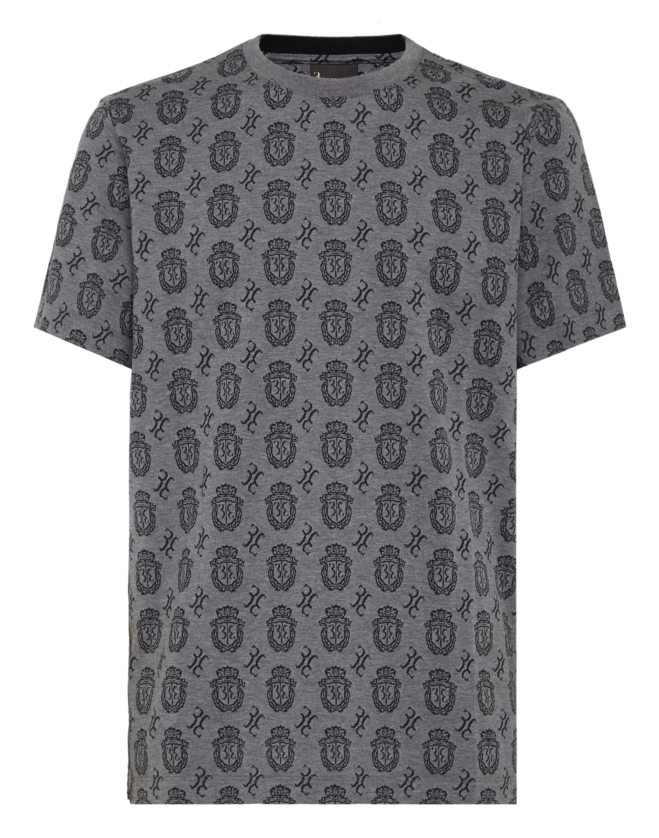 Louis Vuitton Men's Gray Wool Monogram Detail Long Sleeve Polo Size M