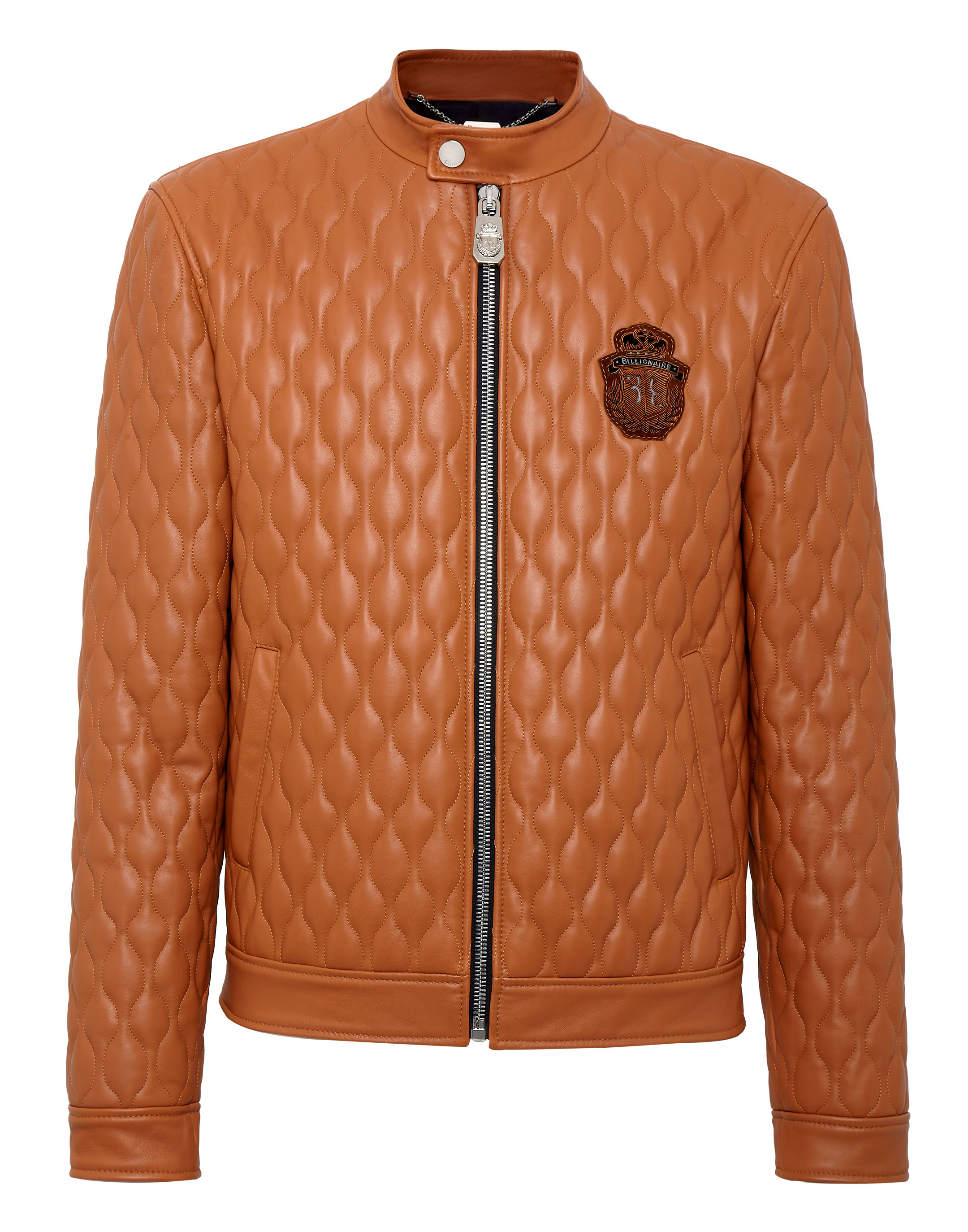 Quilted Leather Jacket Billionaire