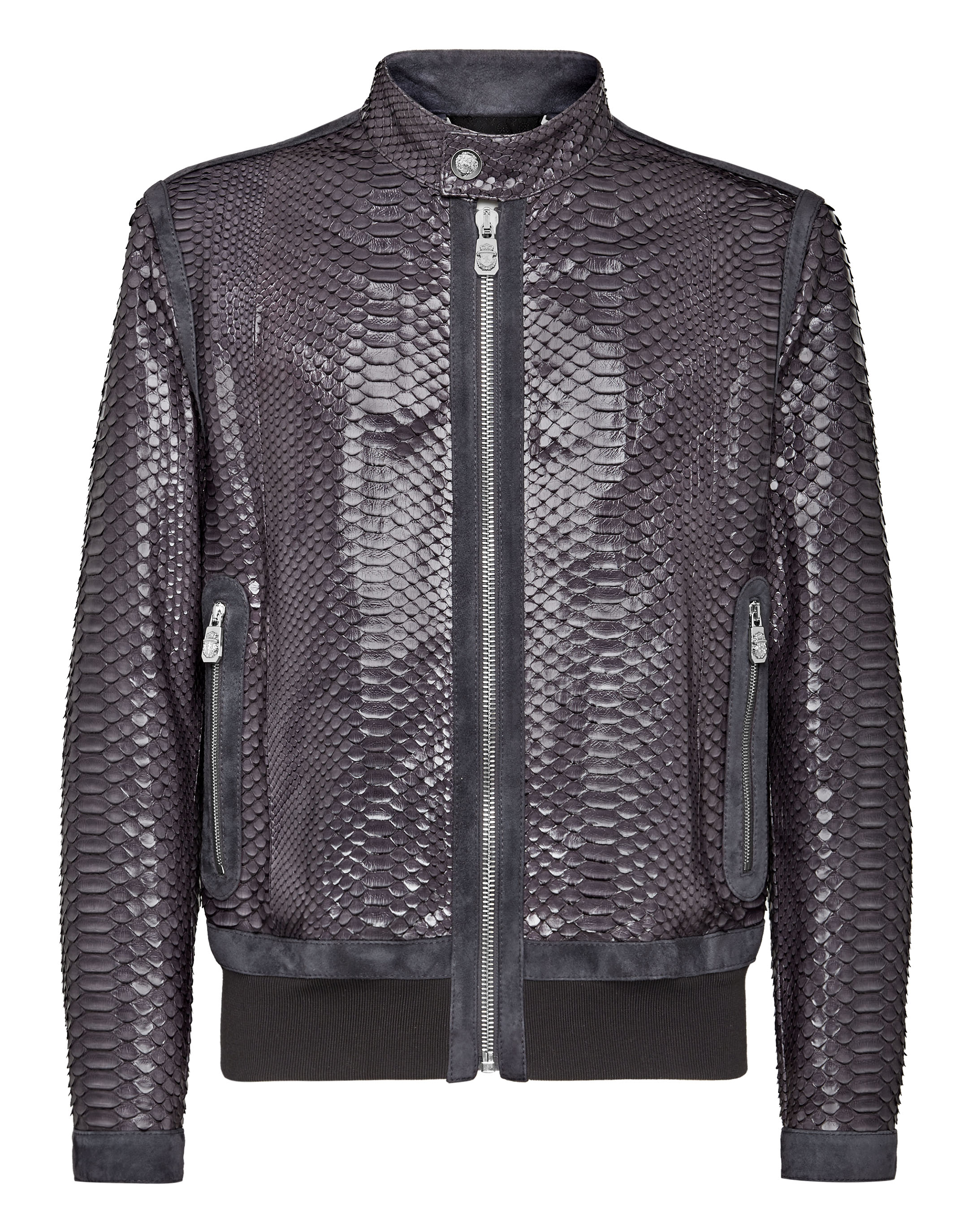 Python Leather Jacket Luxury Billionaire