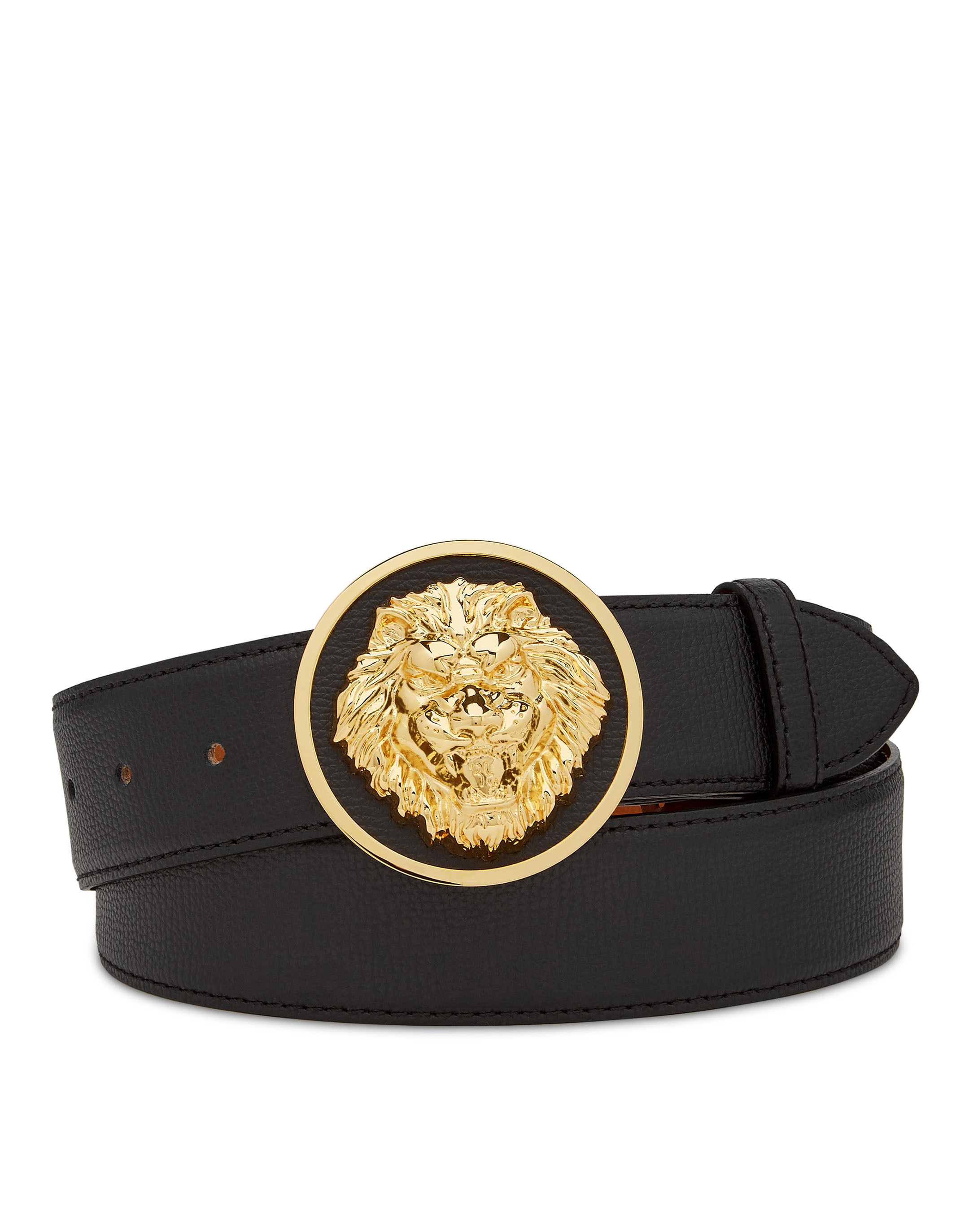 Leather Belt With Belt Buckle King Lion Animal Lion Head -  Hong Kong